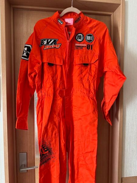 EVANGELION RACING つなぎ レプリカオレンジ 2013年鈴鹿8耐 くじ引き景品 エヴァレーシング