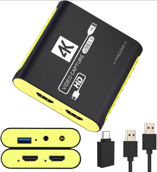 Switch対応 ビデオキャプチャー ボード HDMI 1080P 4K