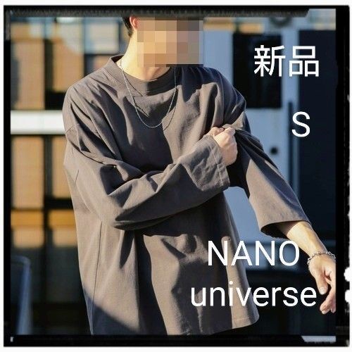 NANO universe【新品】WEB限定 ヘビーウェイトバルーンスリーブTシャツ 長袖