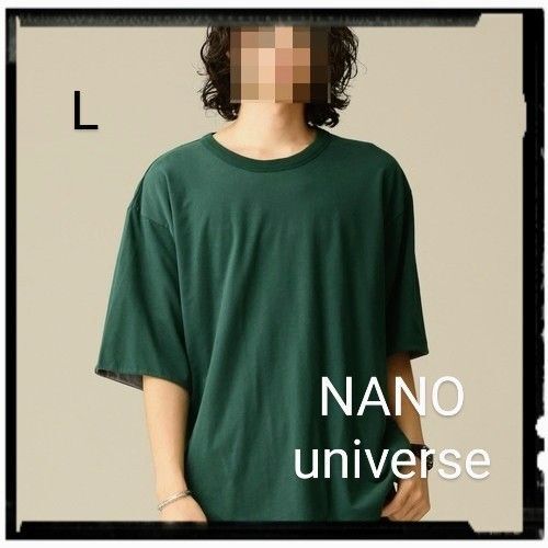 NANO universe【美品】LB.03/リバーシブルクルーネックTシャツ
