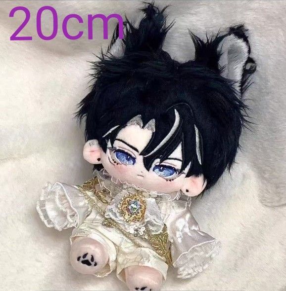 ぬいぐるみ服20cm ホワイト王子様コーデ5点セット 着せ替えぬいぐるみ