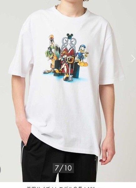 キングダムハーツ 3人で一人前 Tシャツ Lサイズ グラニフ