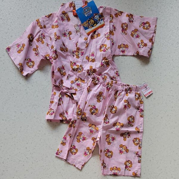 パウパトロール 甚平 120 ピンク 未使用 新品