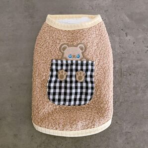 可愛い 犬服 秋冬用 ドックウェア ベスト ふわふわ 犬用 ペットウェア 犬 ペット ペット服