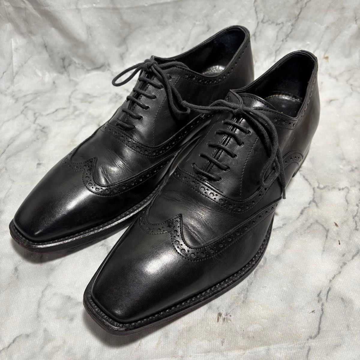 ・Trading Post 5825 イタリア製 ウイングチップ 39.5