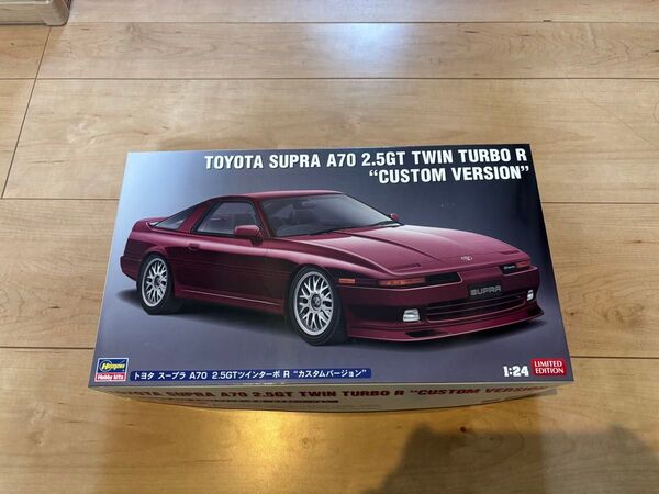 未組立 1/24プラモデル ハセガワ トヨタ 70スープラ 2.5ツインターボR カスタムバージョン