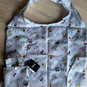 Disney エコバッグ グレー ミッキー