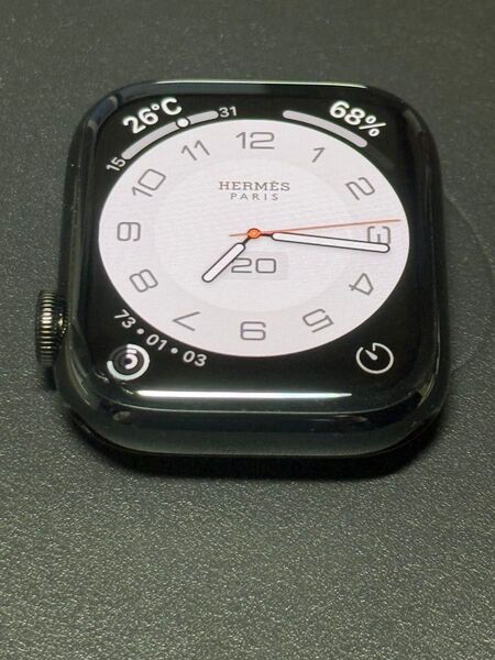 【美品・保証あり】Apple Watch Series9 HERMES 45mm ブラック バッテリー100%