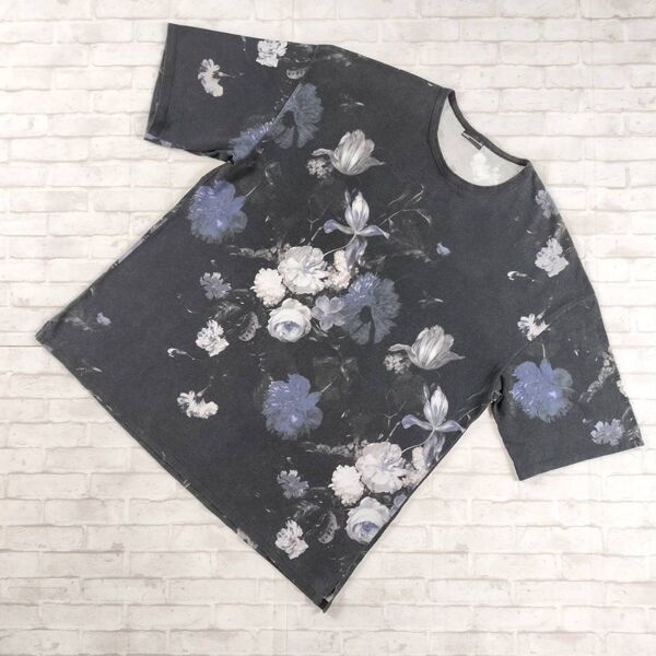 LAD MUSICIAN ラッドミュージシャン 18SS SUPER BIG T-SHIRT INKJET FLOWER 花柄
