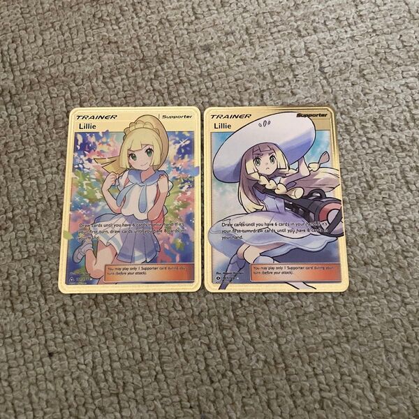 がんばリーリエ 帽子リーリエ sr ゴールドカード 英語 海外