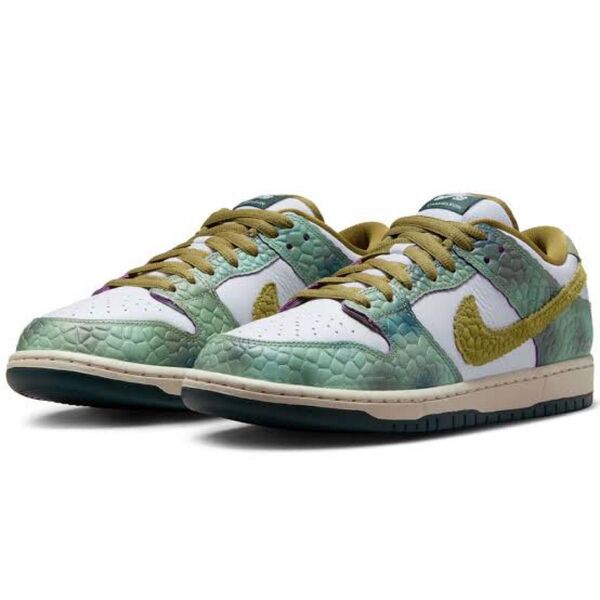 Alexis’s Sablone × Nike SB Dunk Low Pro "White and Pacific Moss"