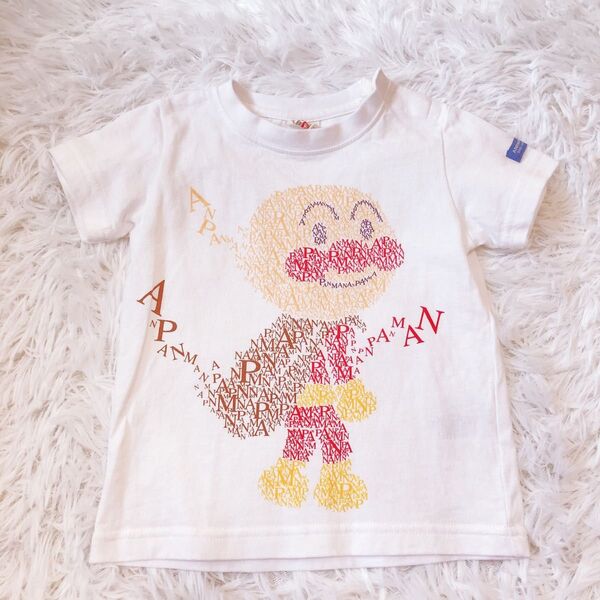 希少 神戸アンパンマンミュージアム限定 MOJIもじTシャツ 90 男の子 女の子 レア 半袖 アンパンマンキッズコレクション