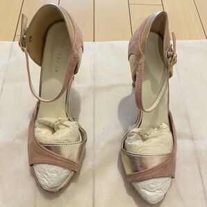 ESPERANZA パンプス美脚レディースハイヒールピンク靴日本製