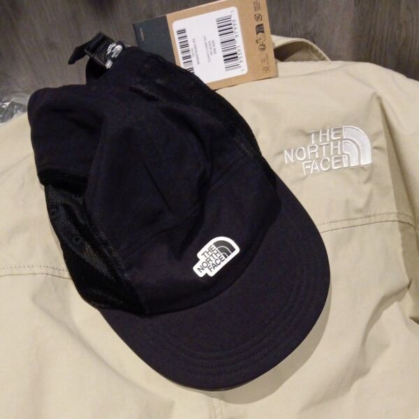 値下げ☆THE NORTH FACE☆ランニングキャップ☆ フリーサイズ☆ブラック☆新品未使用☆店頭5000円以上