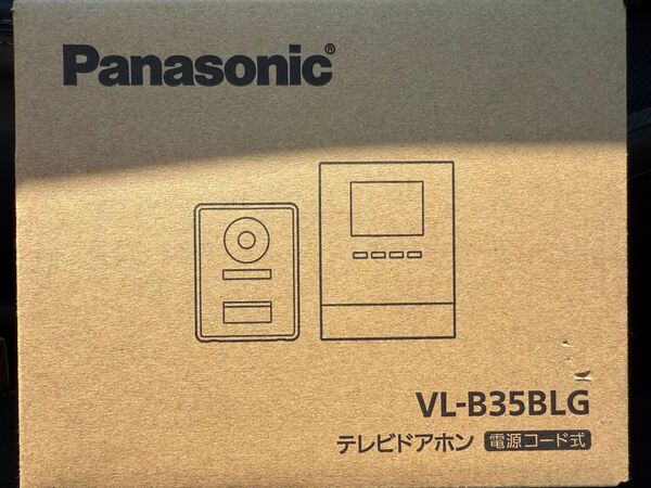 パナソニック VL-B35BLG テレビドアホン 3.5型 インターホン チャイム 親機 子機 TFT カラー 液晶 防犯