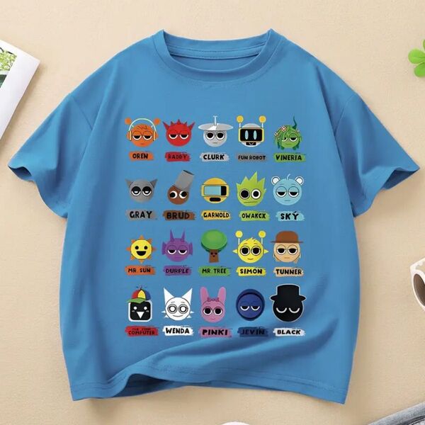 スプランキー 半袖Tシャツ ブルー 130