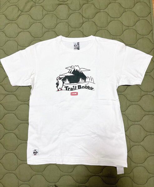 チャムス chums Tシャツ 白 ホワイト Mサイズ SWEN コラボ