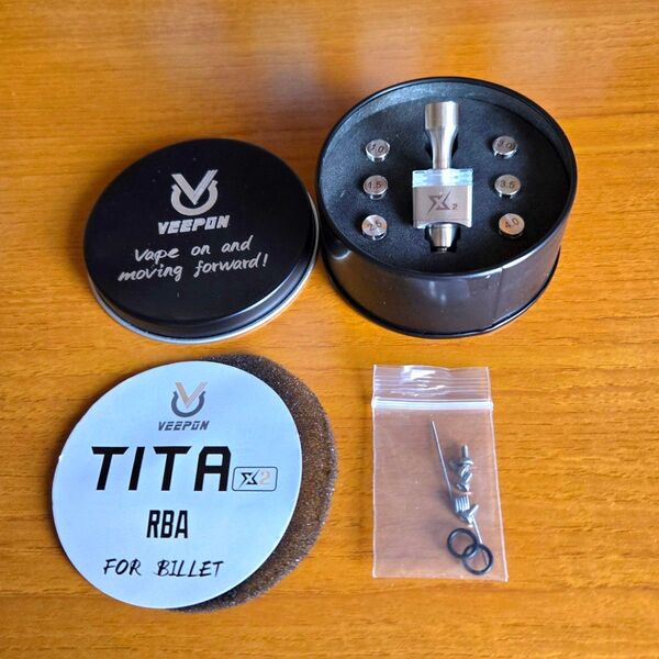 値下げ不可 VEEPON - TITA X2 RBA ボロ ブリッジ VAPE 電子タバコ オーセンティック