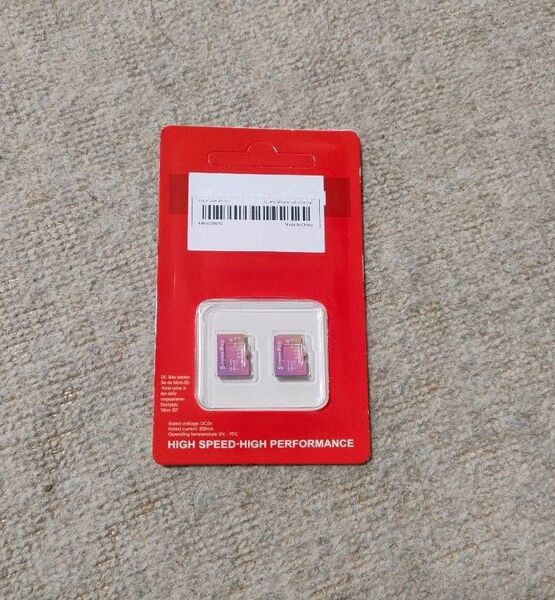 マイクロSDカード 512MB 2個セット【新品未開封】