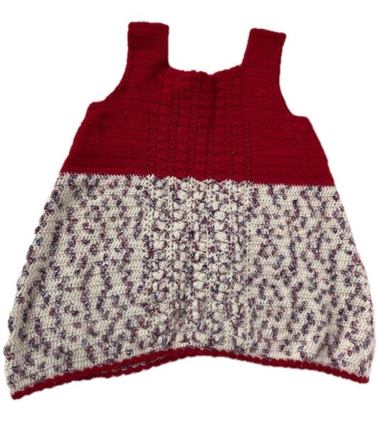 ワンピース ノースリーブ チュニック 子ども服 90くらい ハンドメイド 肩ボタン
