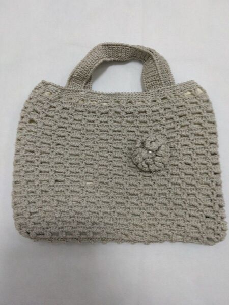ハンドメイド バッグ お花モチーフ