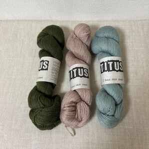 baa ram ewe TITUS タイタス イギリス製 輸入毛糸 3色セット