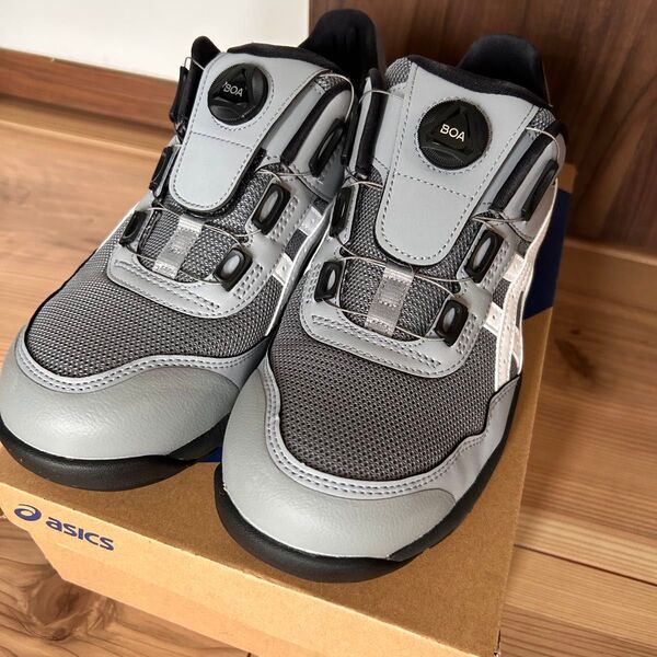 CP209 BOA 26cm アシックス ウインジョブ シートロック×ホワイト 安全靴 asics