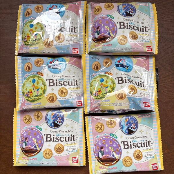 ディズニー 刺繍缶ビスケット お菓子のみ 6袋