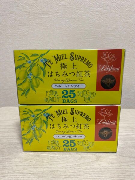 ラクシュミー極上はちみつ紅茶ハニーレモンティー(ティーバッグ計50袋)2箱分