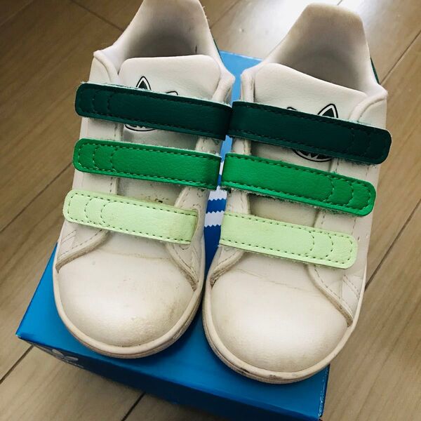 adidas アディダス STAN SMITH CF I スタンスミス キッズ スニーカー 靴 13.5 シューズ ベビー