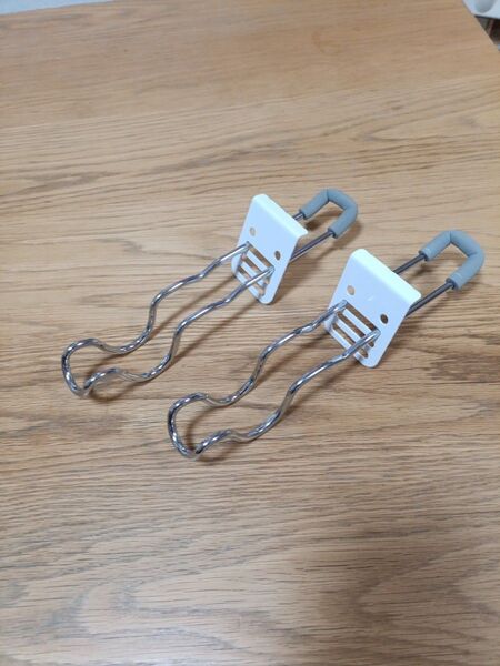 鴨居フック 室内物干し 2個セット
