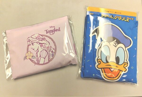 ディズニーランド ディズニーシー ディズニー 東京ばな奈 コラボ エコバッグ ドナルド ラプンツェル トートバッグ 手提げ