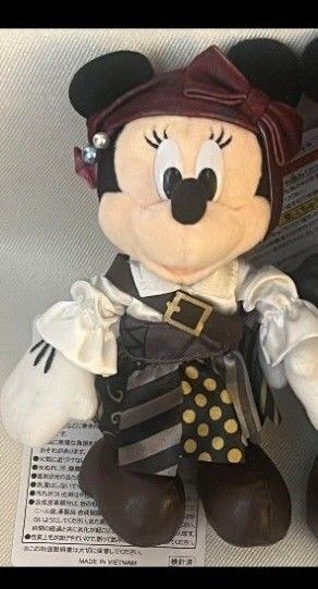 ★タグ付き★ディズニーランド ディズニーシー ディズニー パイレーツ ぬいぐるみバッジ ぬいぐるみ ミッキー ミニー パルパルーザ