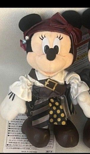 ★タグ付き★ディズニーランド ディズニーシー ディズニー パイレーツ ぬいぐるみバッジ ぬいぐるみ ミッキー ミニー パルパルーザ