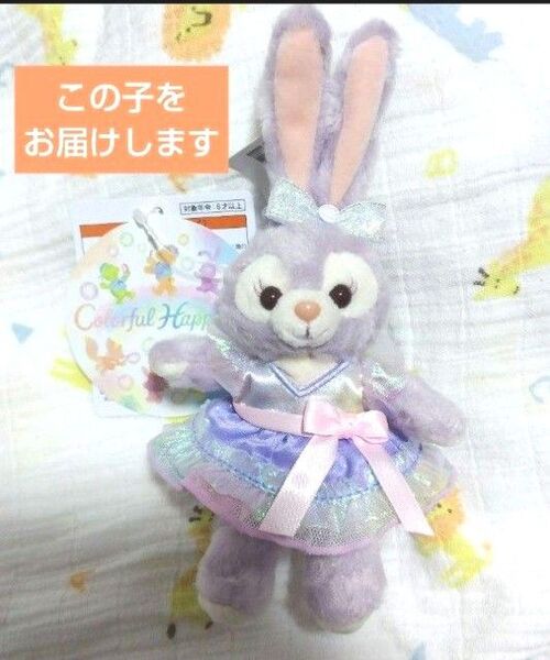 ★タグ付き★ディズニーシー ディズニーランド ディズニー カラフルハピネス ぬいぐるみバッジ ぬいば ダッフィー ステラルー