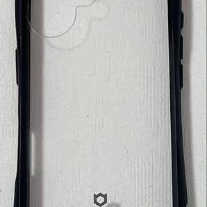 iFace Reflection iPhone 16 ケース クリア 強化ガラス(ブラック)