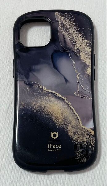 iFace First Class Marble iPhone 13 ケース (アッシュブラック)