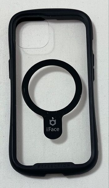 iFace Magnetic iPhone 13 専用 MagSafe 対応 ケース クリア 強化ガラス (ブラック)