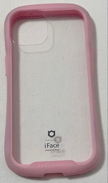 iFace Reflection iPhone 14 ケース クリア 強化ガラス 耐衝撃 (サクラピンク)