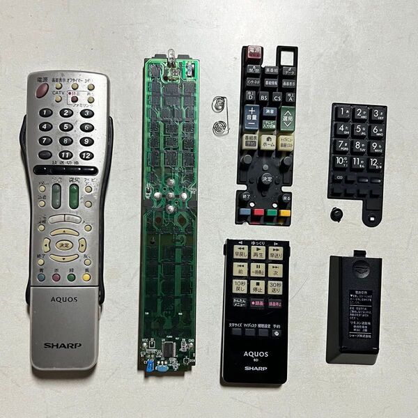 【ジャンク品】SHARP AQUOS シャープ アクオス リモコン 部品