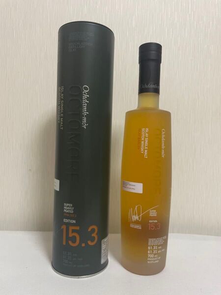 オクトモア15.3 アイラ・バーレイ 700ml スーパーヘビーピーテッドウイスキー フェノール値 307.2PPM