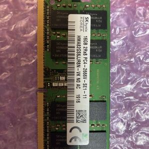 【中古】メモリ16GB 2Rx8 PC-2666V SKhynix 1枚