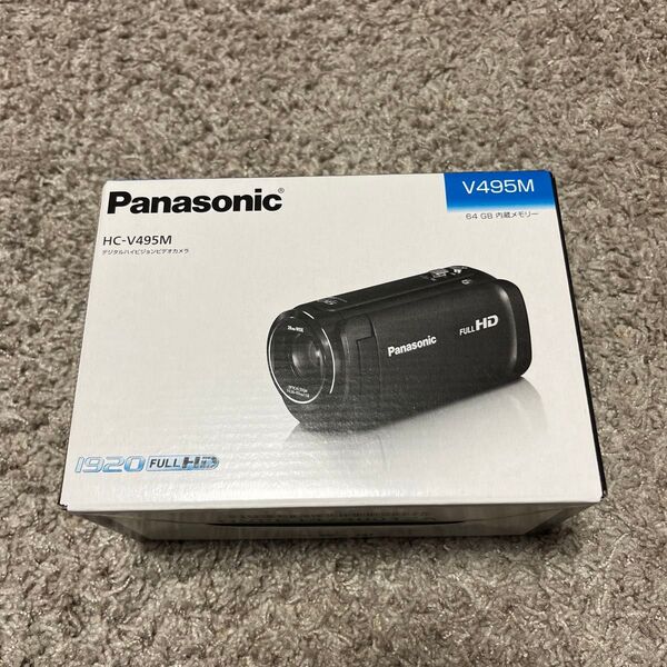 Panasonic デジタルハイビジョンビデオカメラ HC-V495M-K ブラック パナソニック
