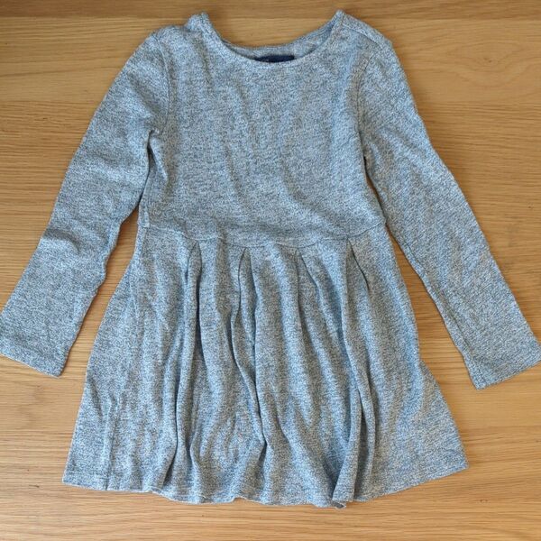 GAP KIDS 長袖ワンピース グレー 110センチ