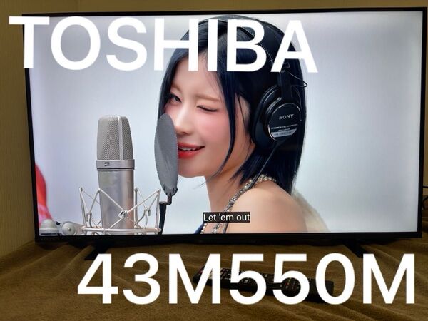 【送料無料】TOSHIBA 東芝 REGZA レグザ 43M550M 2024年製