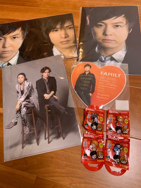 KinKi Kids クリアファイル3枚 うちわ1枚 おまけあり 堂本光一 堂本剛