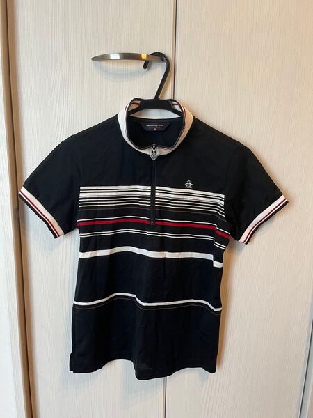 半袖ポロシャツ ハーフジップ M