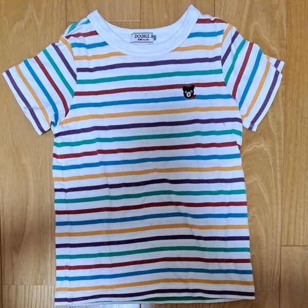 ミキハウス MIKIHOUSE DOUBLE.B ボーダー 半袖 Tシャツ 100cm