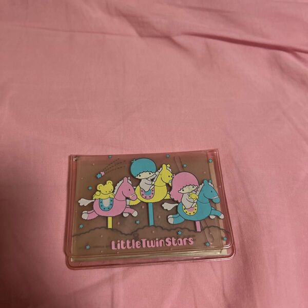 LittleTwinStars カードケース ピンク