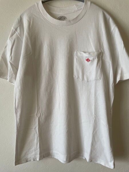 ダントン白Tシャツ ワンポイントロゴ
